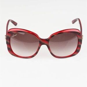 Gucci GG 3189 Red Oversized Sunglasses